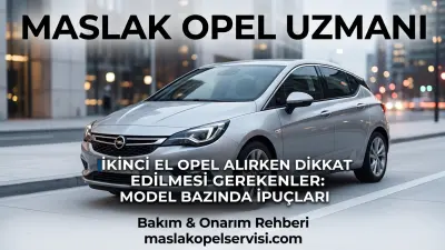 İkinci El Opel Alırken Dikkat Edilmesi Gerekenler: Uzman Rehberi ve Model İpuçları