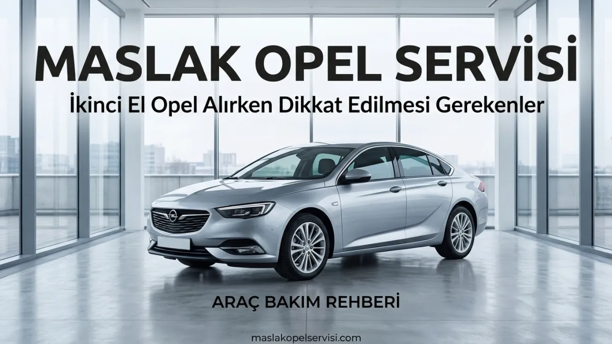 İkinci El Opel Alırken Nelere Dikkat Edilmeli? Model Bazında Kapsamlı Rehber