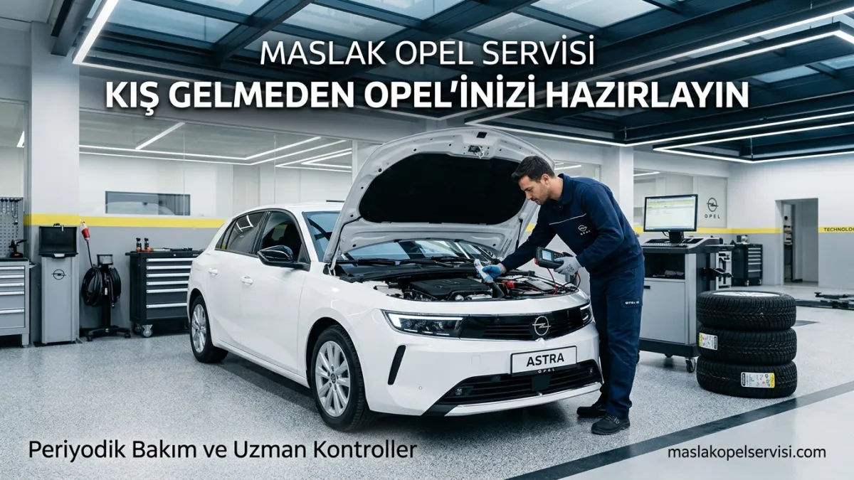 Kış Gelmeden Opel'inizi Hazırlayın: Lastik, Antifriz ve Akü Kontrolleri (Nasıl Yapılır?)