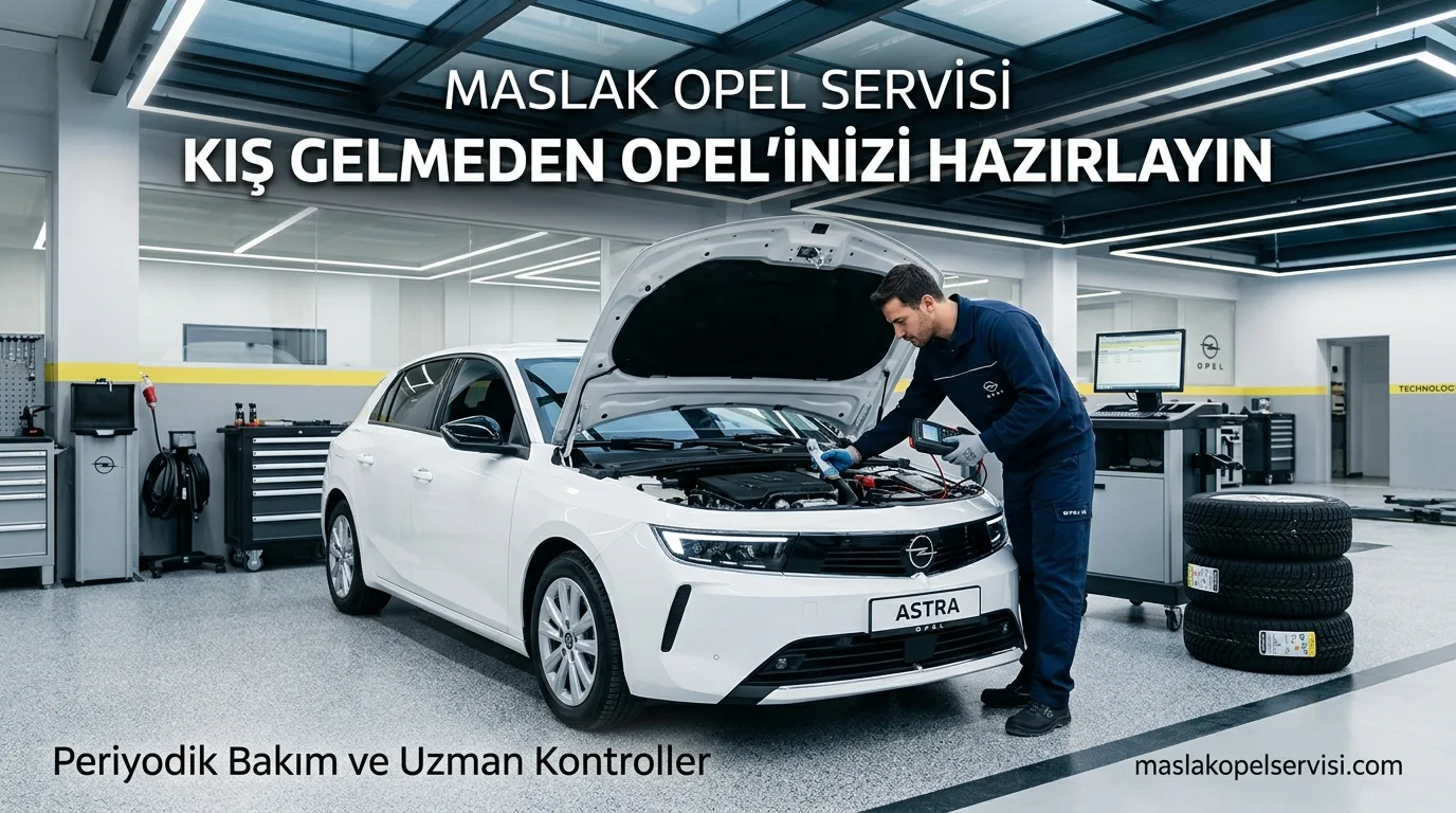 Kış Gelmeden Opel'inizi Hazırlayın: Lastik, Antifriz ve Akü Kontrolleri (Nasıl Yapılır?)