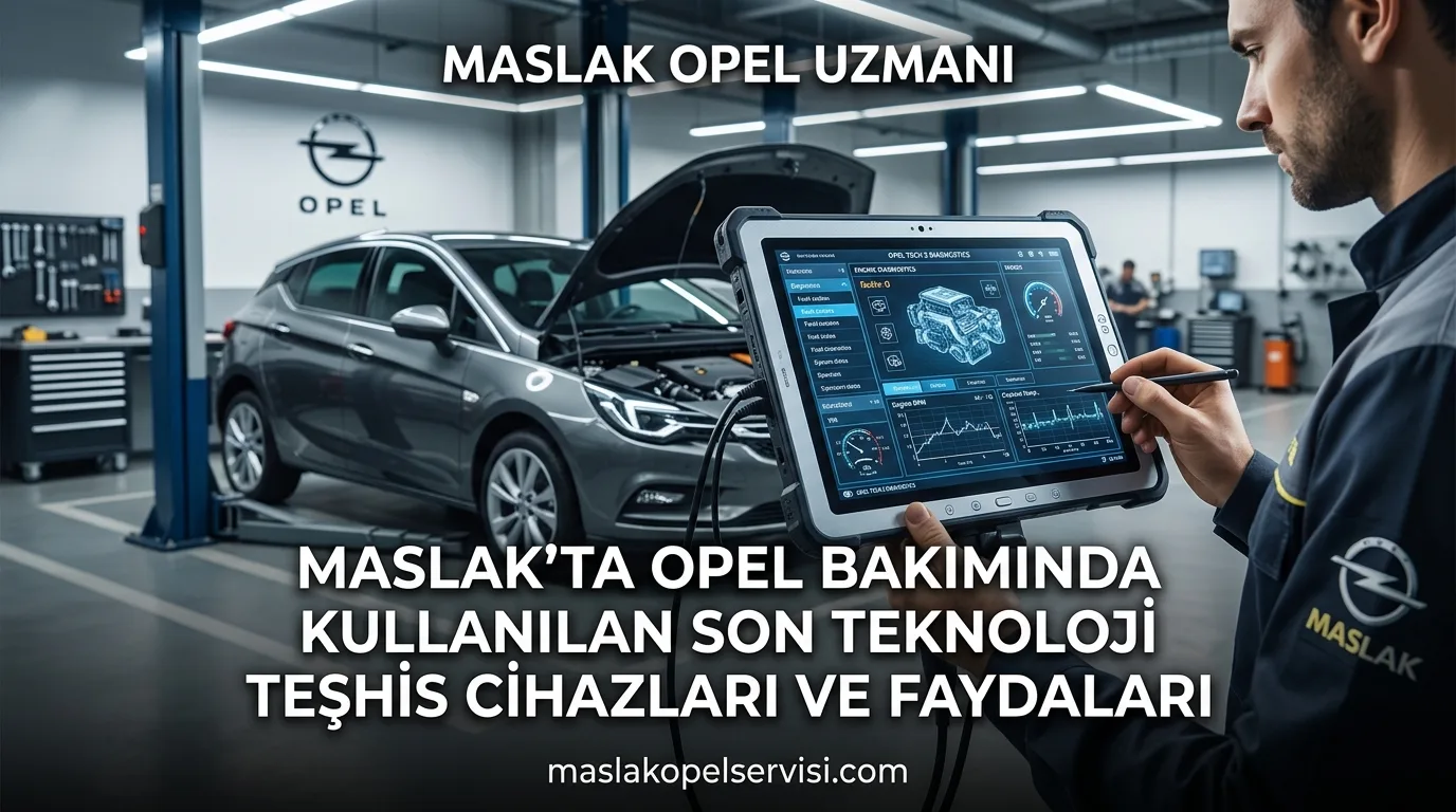 Maslak'ta Opel Bakımında Son Teknoloji Teşhis Cihazları: Neden Vazgeçilmez?
