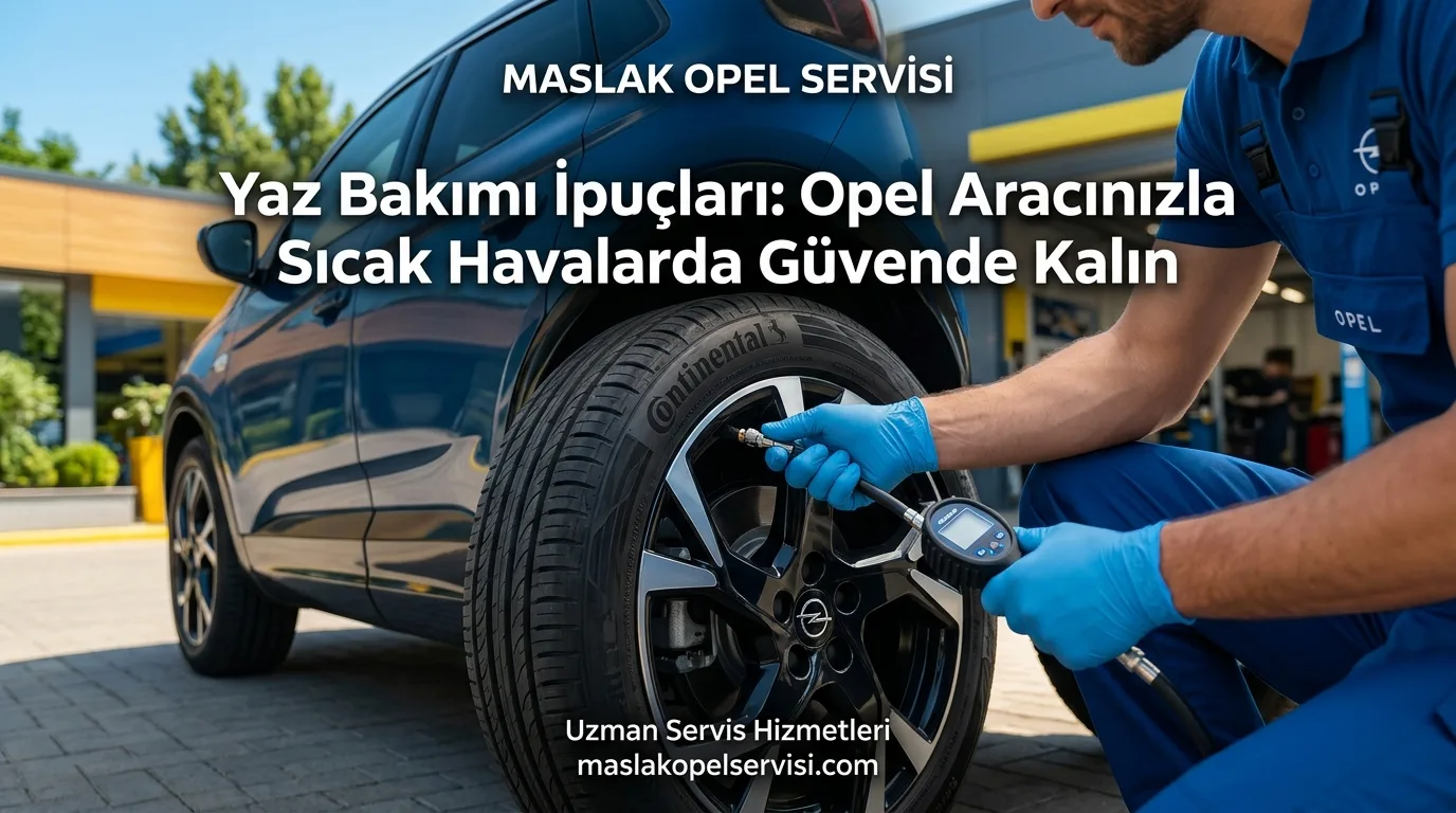 Opel Aracınız İçin Yaz Bakımı: Sıcak Havalarda Güvende Kalma Rehberi