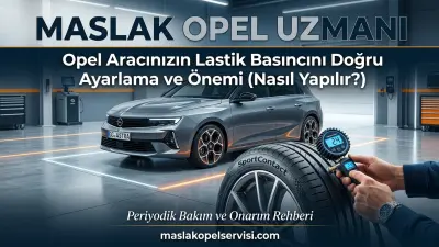 Opel Aracınızın Lastik Basıncını Doğru Ayarlama ve Önemi (Nasıl Yapılır?)