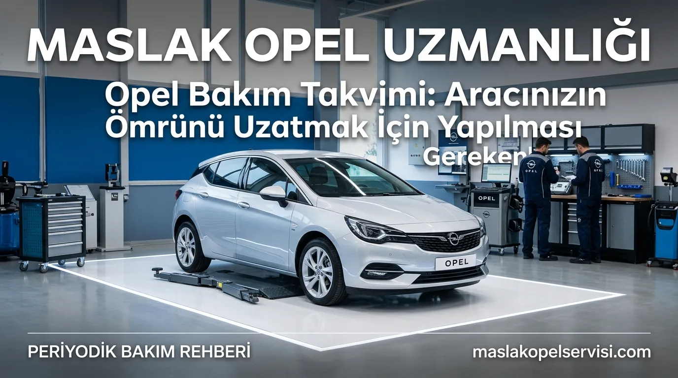 Opel Bakım Takvimi: Aracınızın Ömrünü Uzatan Adımlar ve İpuçları