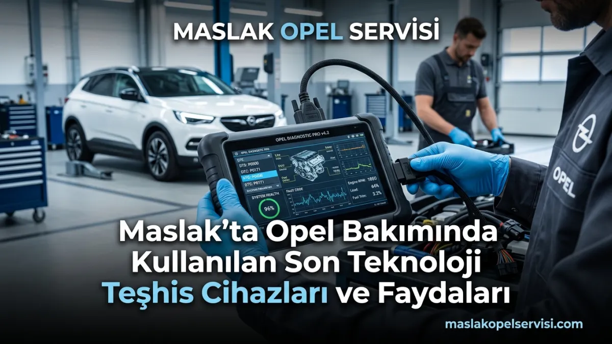 Opel Bakımında Son Teknoloji: Maslak'taki Teşhis Cihazlarının Faydaları