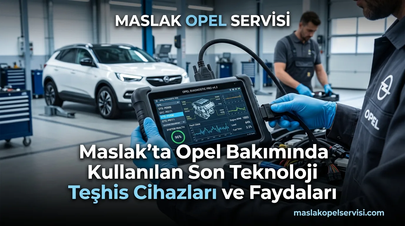 Opel Bakımında Son Teknoloji: Maslak'taki Teşhis Cihazlarının Faydaları