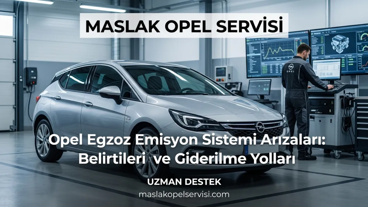 Opel Egzoz Emisyon Arızaları: Belirtiler, Çözümler ve Bakım Rehberi