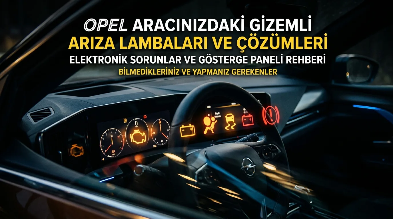 Opel Elektronik Arızaları: Gösterge Paneli Uyarı Işıkları Ne Anlama Geliyor?