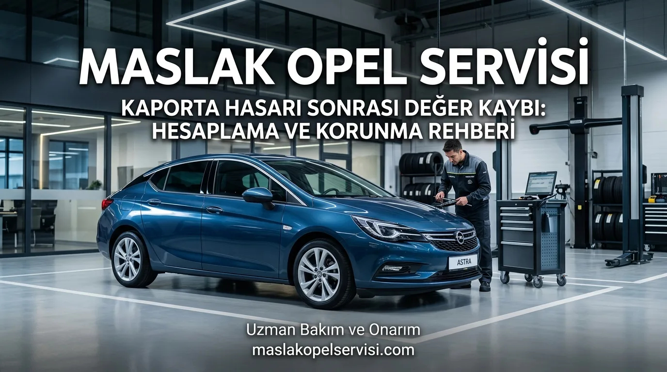 Opel Kaporta Hasarı Sonrası Değer Kaybı Nasıl Hesaplanır ve Önlenir?