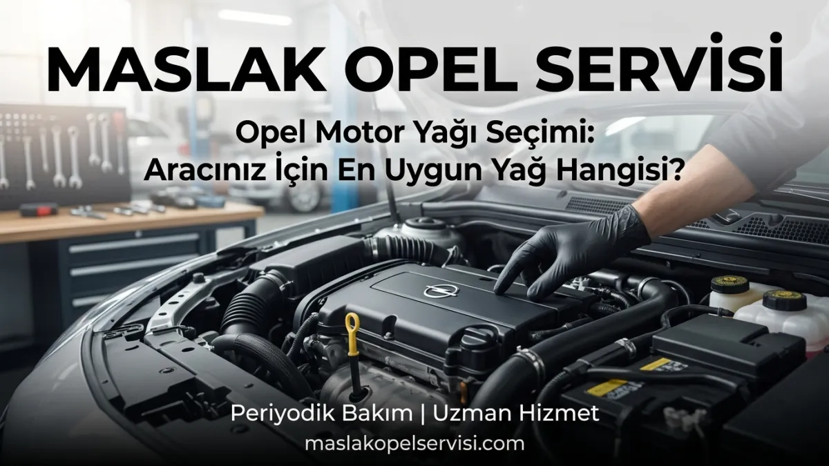 Opel Motor Yağı Seçimi: Aracınız İçin En Uygun Yağ Hangisi?
