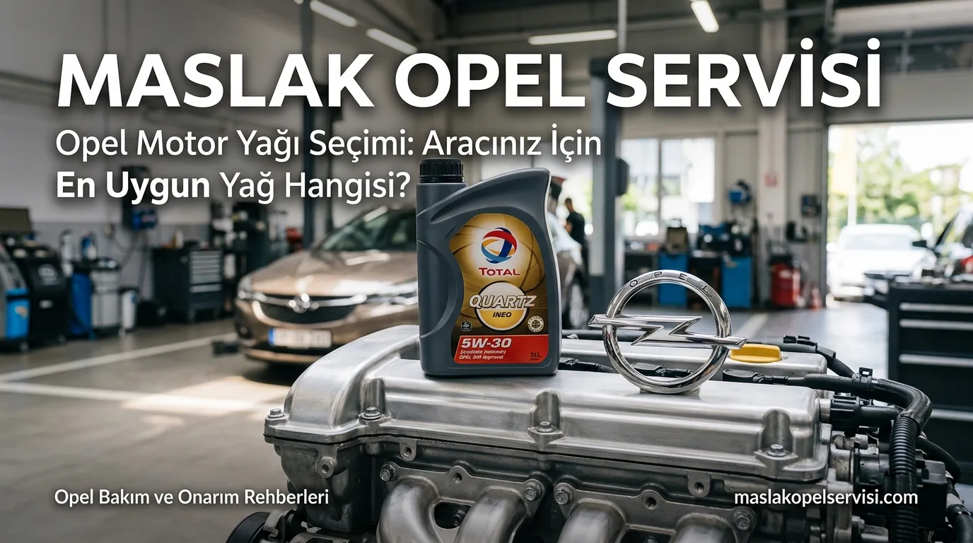 Opel Motor Yağı Seçimi: Aracınız İçin En Uygun Yağ Hangisi?