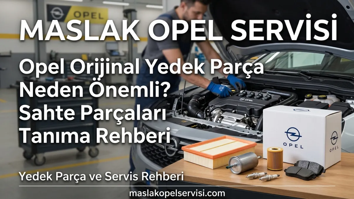 Opel Orijinal Yedek Parça Neden Önemli? Sahte Parçaları Tanıma Rehberi