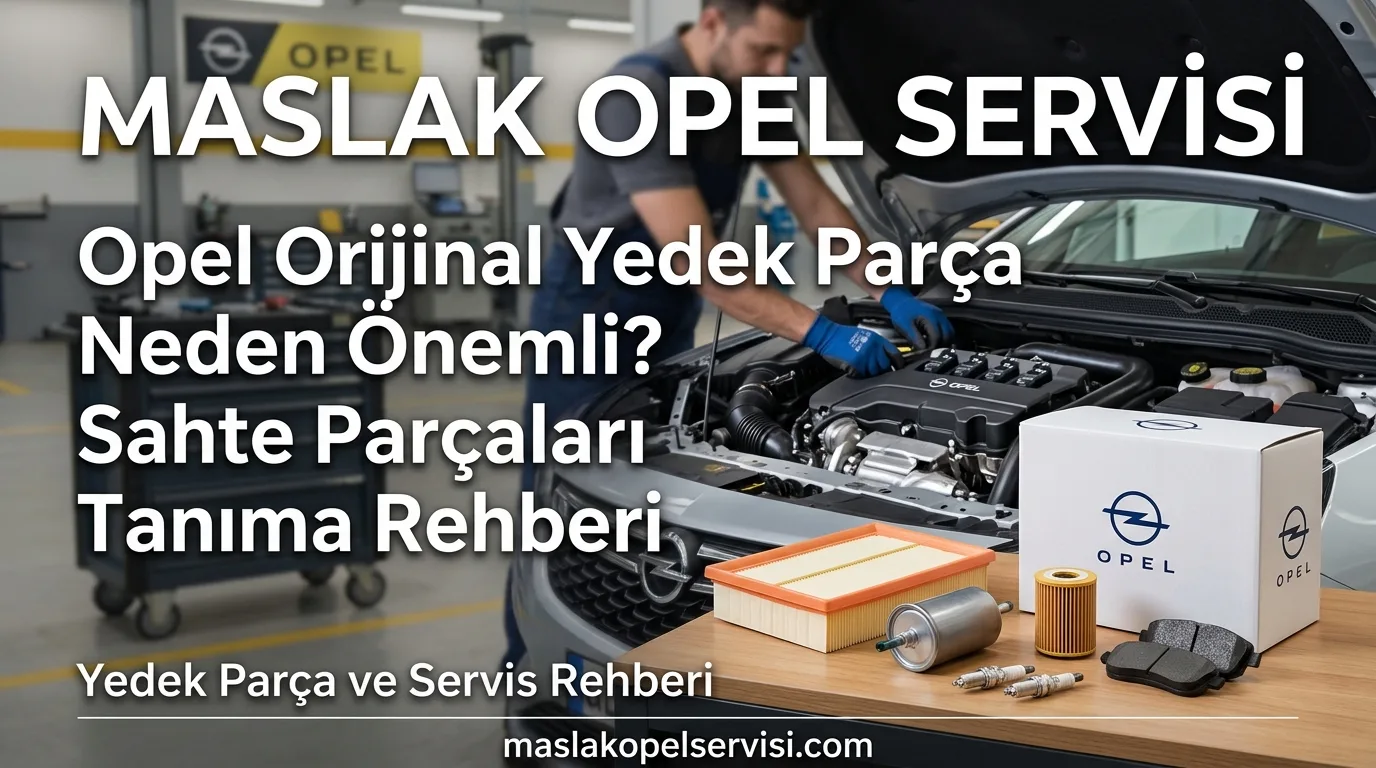Opel Orijinal Yedek Parça Neden Önemli? Sahte Parçaları Tanıma Rehberi
