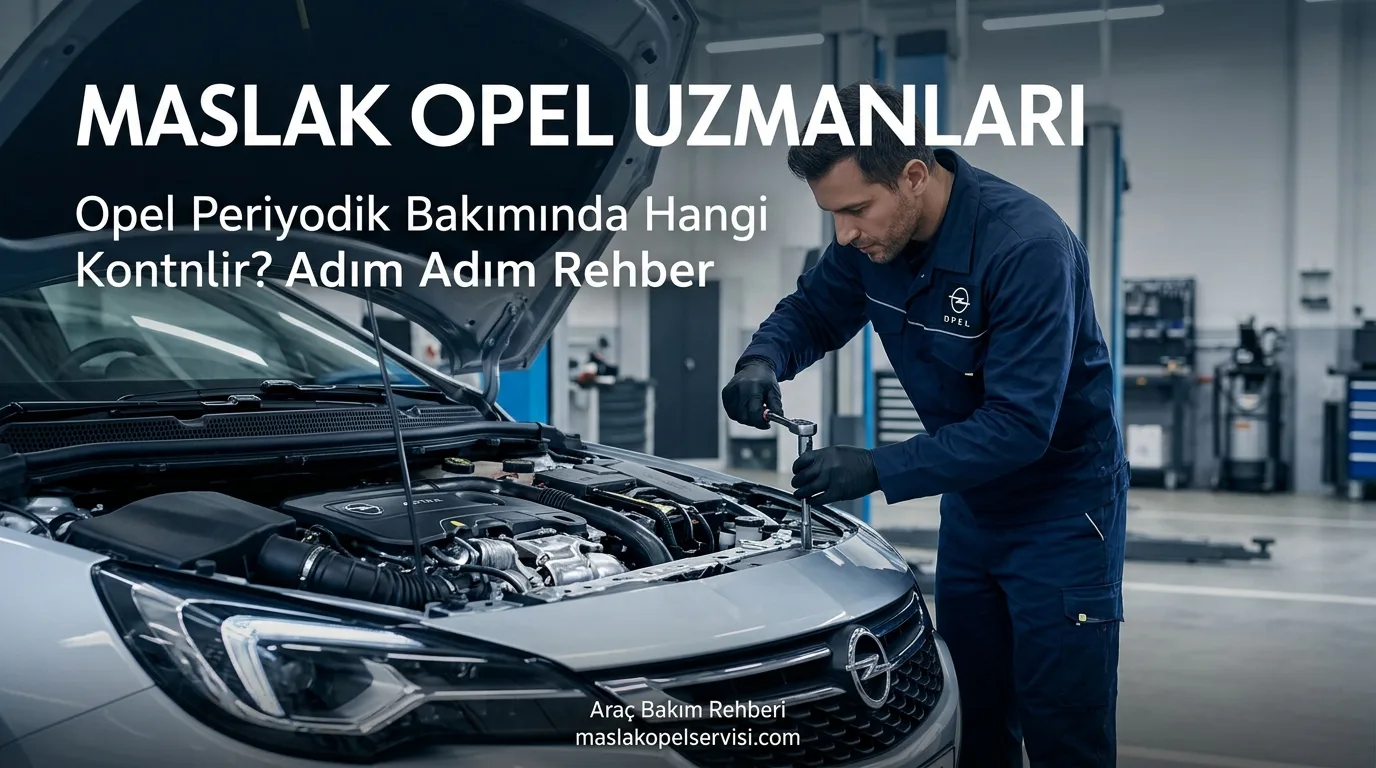 Opel Periyodik Bakımında Hangi Kontroller Yapılır? Adım Adım Rehber