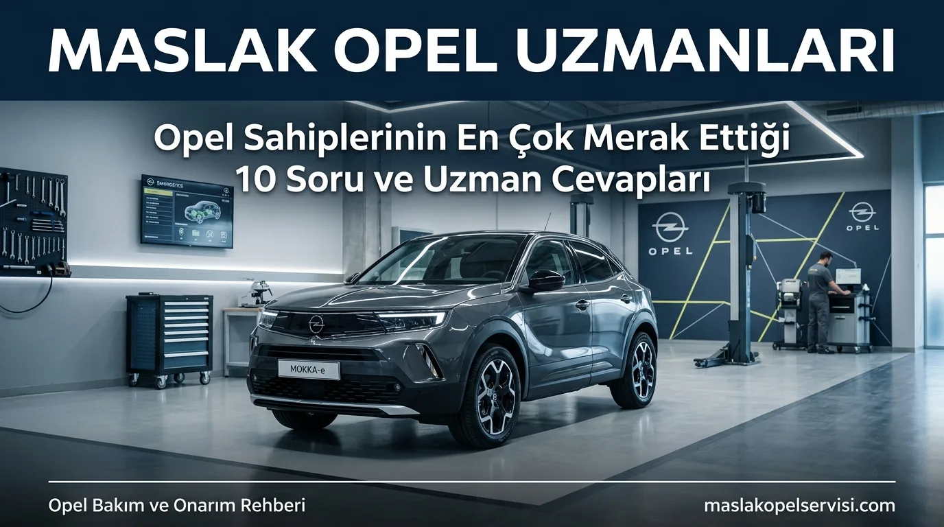 Opel Sahiplerinin En Çok Merak Ettiği 10 Soru ve Uzman Cevapları