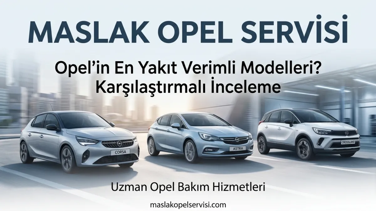 Opel'in En Az Yakan Modelleri: Karşılaştırmalı İnceleme ve Tasarruf Rehberi