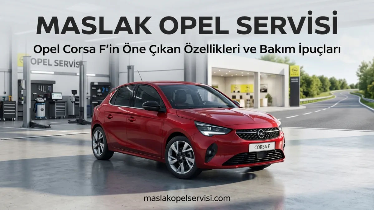 Yeni Nesil Opel Corsa F: Öne Çıkan Özellikleri ve Kapsamlı Bakım Rehberi