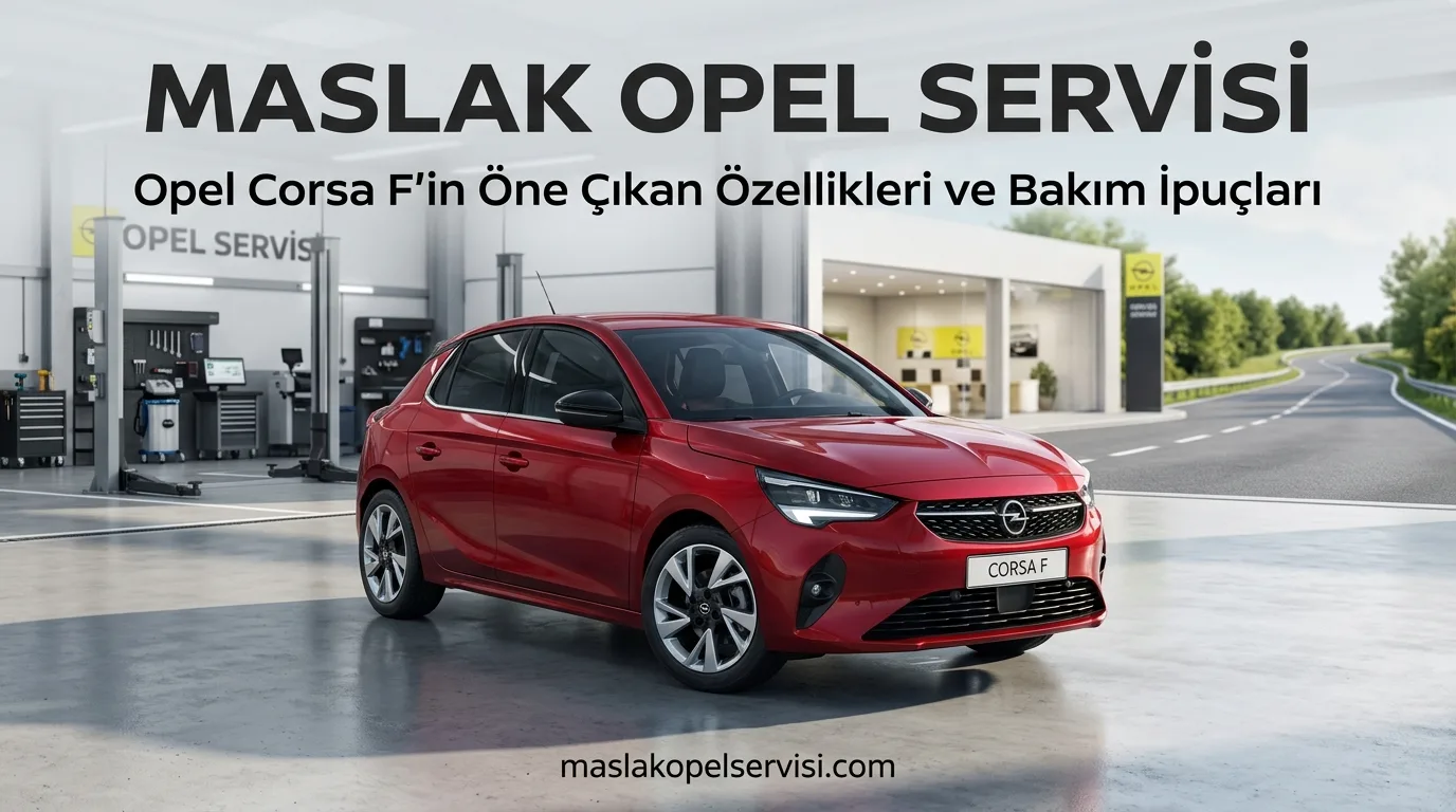 Yeni Nesil Opel Corsa F: Öne Çıkan Özellikleri ve Kapsamlı Bakım Rehberi
